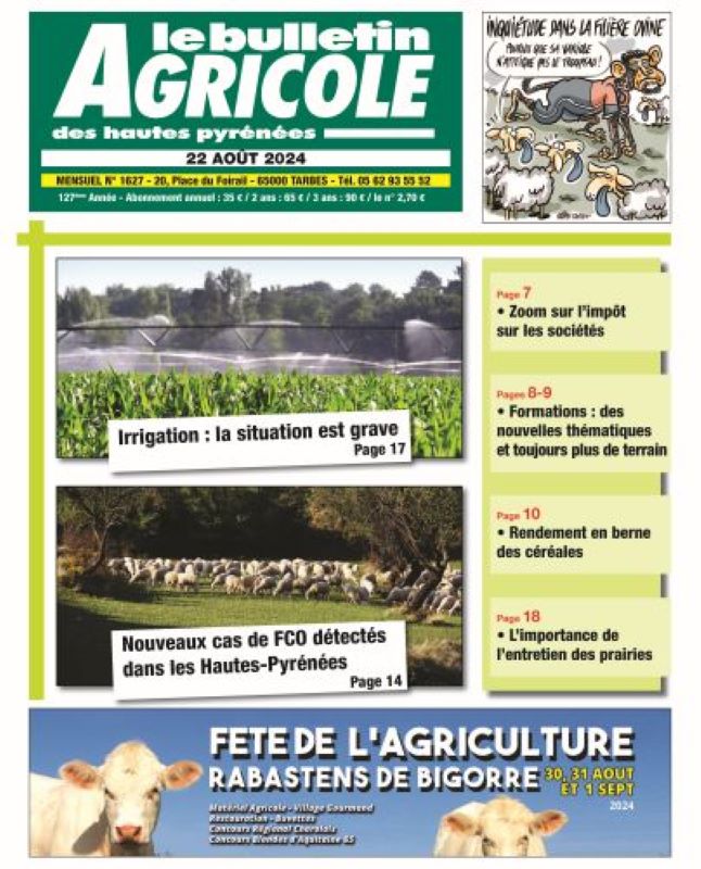 BULLETIN AGRICOLE DES HAUTES PYRENEES (LE)