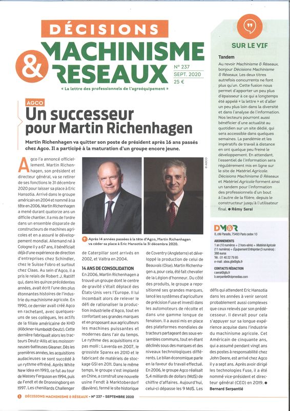 MACHINISME ET RESEAUX